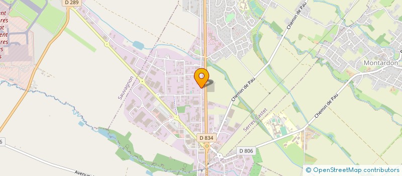 localisation de l'entreprise ROAD RACING CENTER  SERRES-CASTET