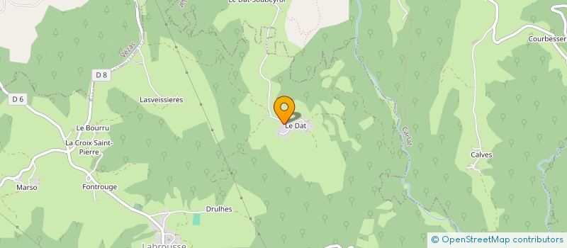 localisation de l'entreprise ROAD RUNNER 15  LABROUSSE