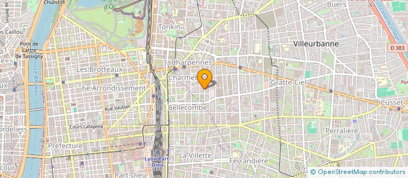 localisation de l'entreprise ROAD SERVICES  VILLEURBANNE