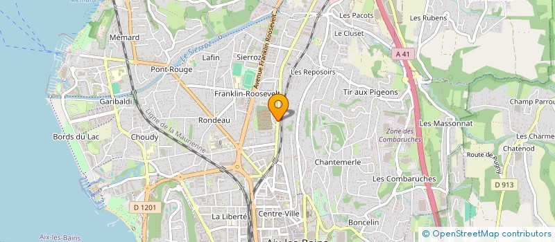 localisation de l'entreprise ROAD TEAM 73  AIX-LES-BAINS