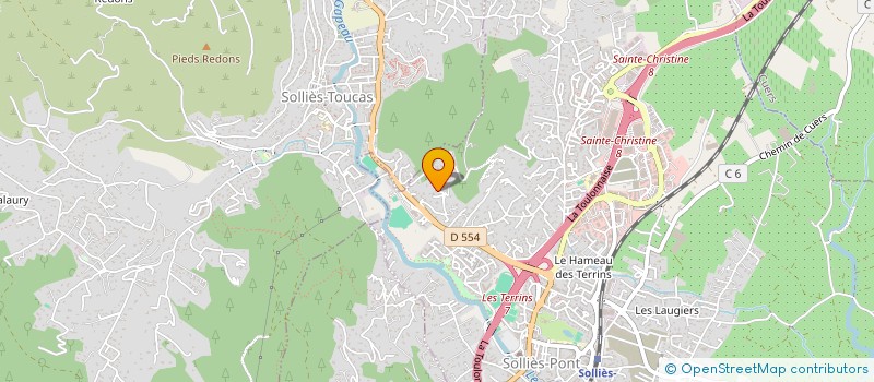localisation de l'entreprise ROAD TO FIT 83  SOLLIES-PONT