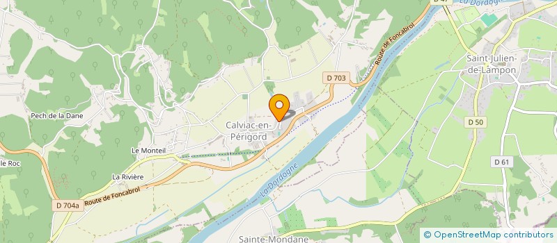 localisation de l'entreprise ROAD TRACK EVENTS  CALVIAC-EN-PERIGORD
