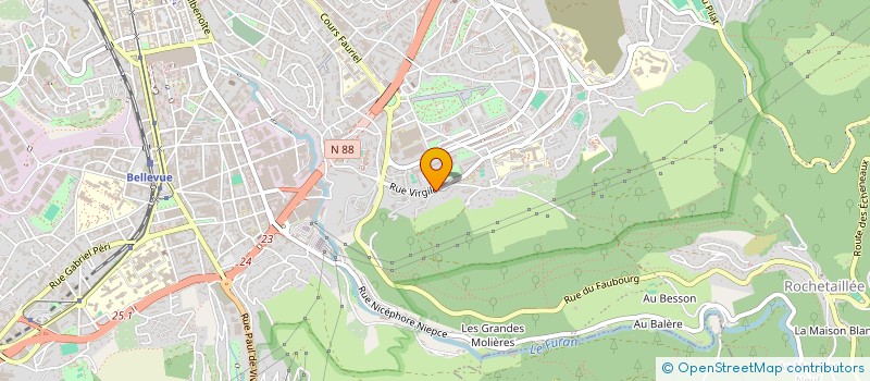 localisation de l'entreprise ROAD TRIP  SAINT-ETIENNE