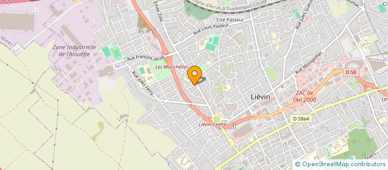 localisation de l'entreprise ROAD TRIP  MAZINGARBE