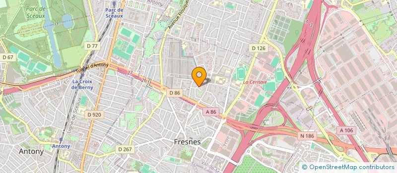 localisation de l'entreprise ROAD VAN  FRESNES