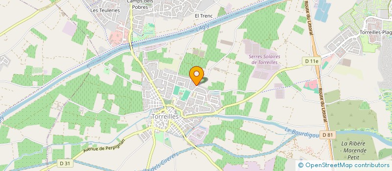 localisation de l'entreprise ROADBACK  TORREILLES