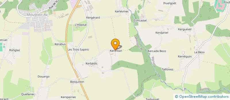 localisation de l'entreprise ROADE INVEST  MOUSTOIR-AC