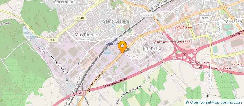 localisation de l'entreprise ROADIA  NIMES