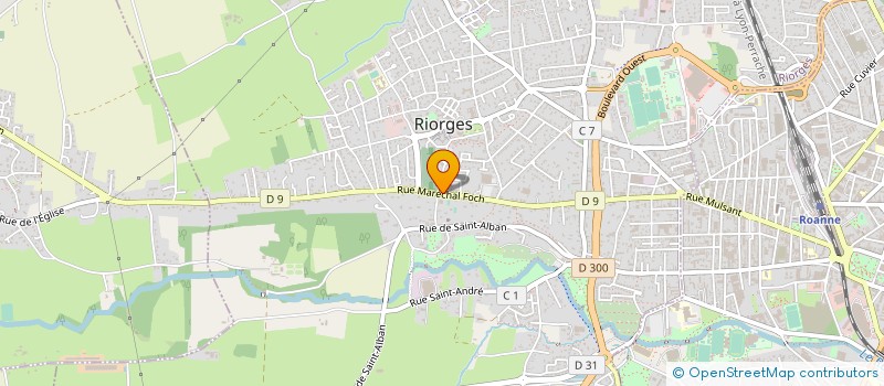 localisation de l'entreprise ROADIS à RIORGES