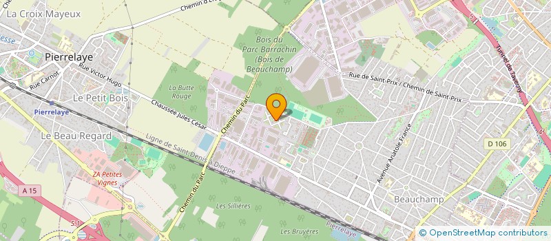 localisation de l'entreprise ROADLINE AGENCY  BEAUCHAMP