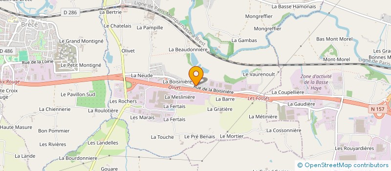 localisation de l'entreprise ROADLOC à SERVON-SUR-VILAINE