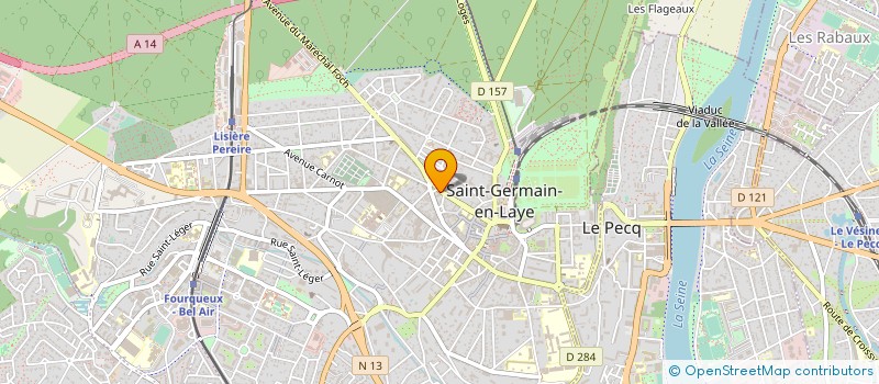 localisation de l'entreprise ROADS EXPERTISE COMPTABLE  SAINT-GERMAIN-EN-LAYE