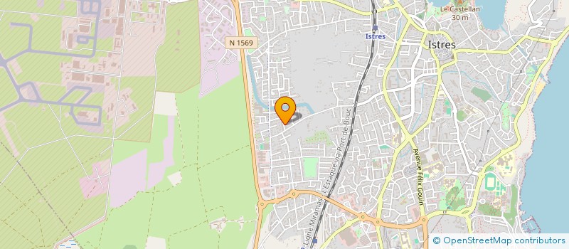 localisation de l'entreprise ROADSONG  ISTRES