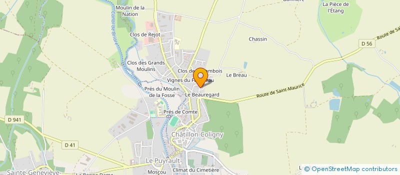 localisation de l'entreprise ROADSTER SPIRIT  CHATILLON-COLIGNY