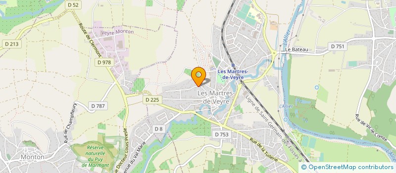 localisation de l'entreprise ROADTRIPPIN  LES MARTRES DE VEYRE