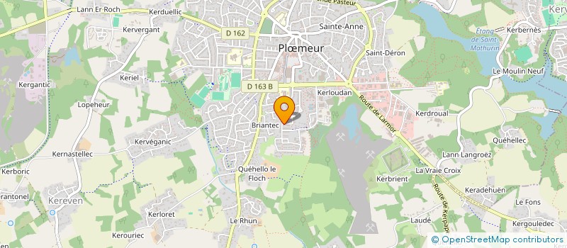 localisation de l'entreprise ROALDO à PLOEMEUR