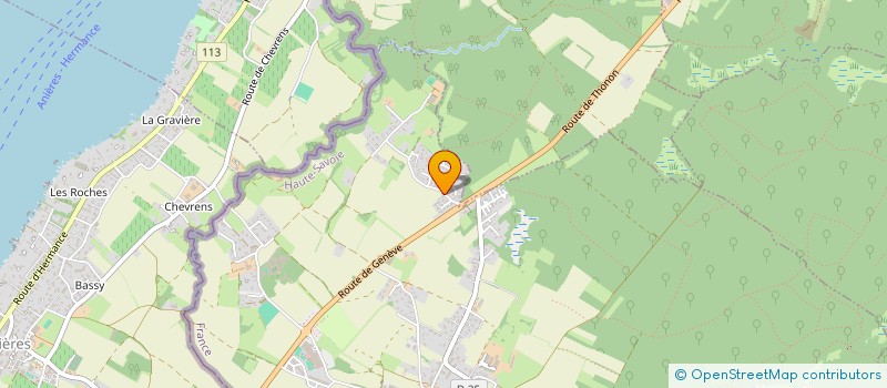 localisation de l'entreprise ROALFA  VEIGY-FONCENEX