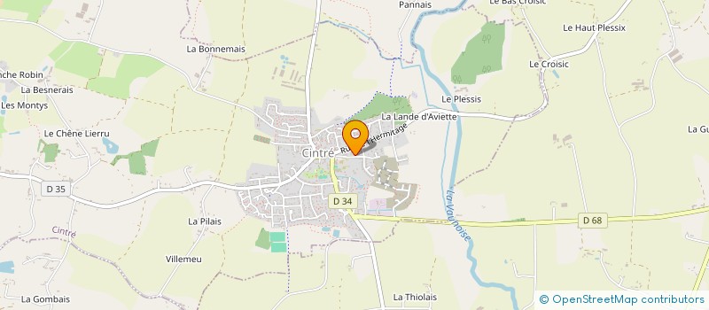 localisation de l'entreprise ROALIGUEN  CINTRE