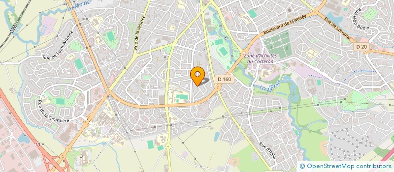 localisation de l'entreprise ROALPI à CHOLET
