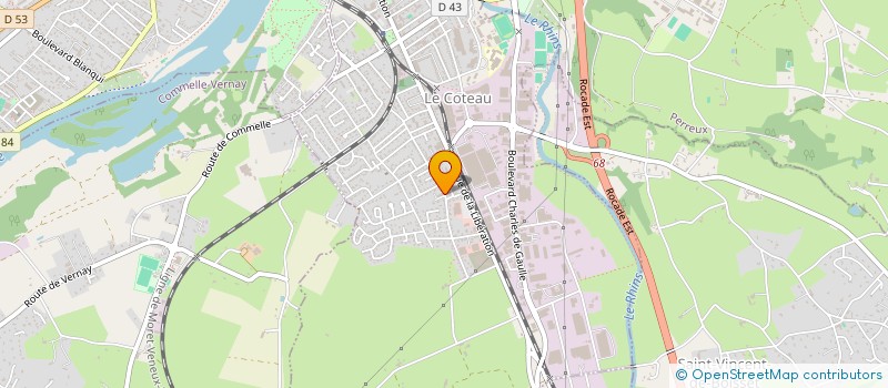 localisation de l'entreprise ROAN à PERREUX