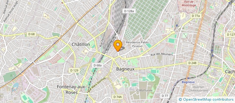 localisation de l'entreprise ROAN à BAGNEUX