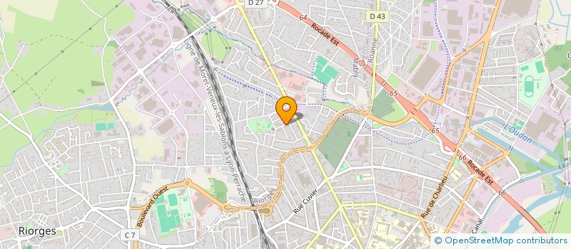 localisation de l'entreprise ROANNAIS MAISON DU COEUR à RIORGES