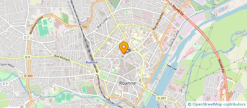 localisation de l'entreprise ROANNAIS TOURISME  ROANNE