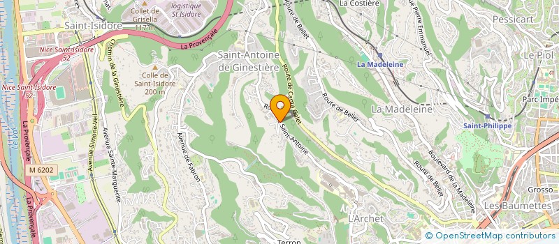 localisation de l'entreprise ROANNE à NICE