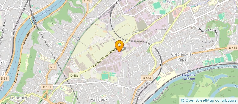 localisation de l'entreprise ROANNE ASSAINISSEMENT à CALUIRE-ET-CUIRE