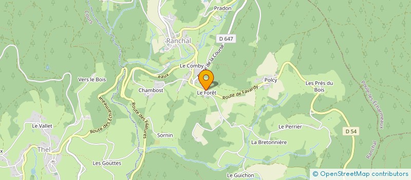 localisation de l'entreprise ROANNE DIAGNOSTICS  RANCHAL