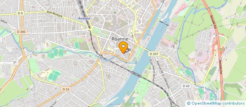 localisation de l'entreprise ROANNE ENERGIES à ROANNE