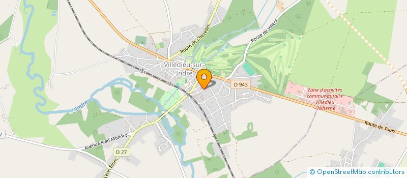 localisation de l'entreprise ROANNE GROS à VILLEDIEU-SUR-INDRE