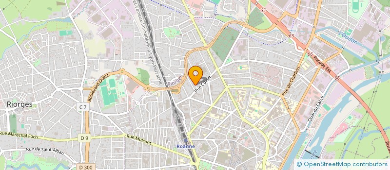 localisation de l'entreprise ROANNE LOGISTIC SERVICES à ROANNE