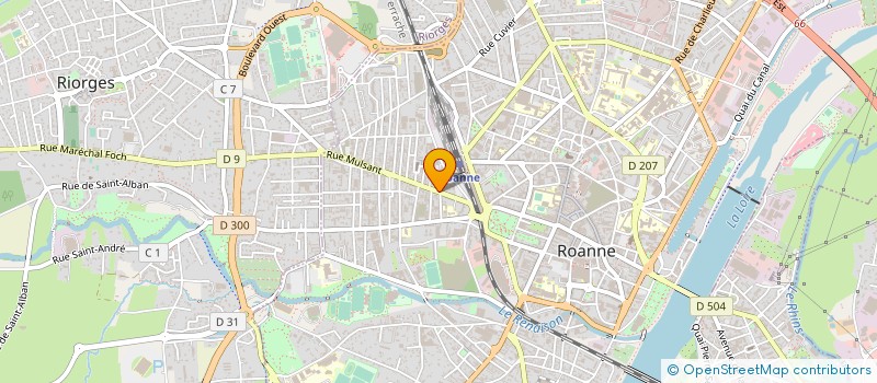 localisation de l'entreprise ROANNE@PHONE à ROANNE
