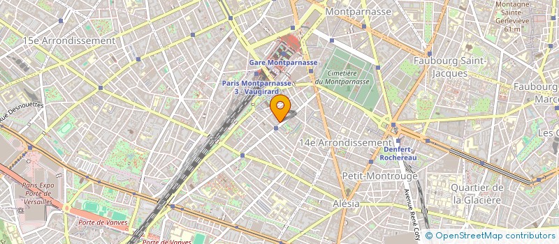 localisation de l'entreprise ROAR 14  PARIS