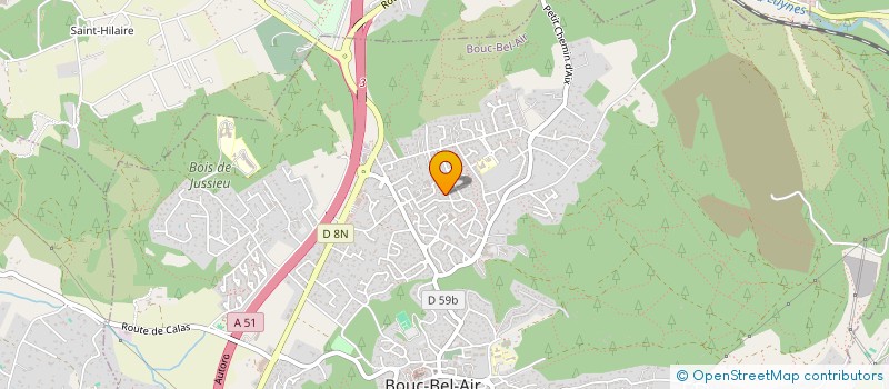 localisation de l'entreprise ROARION SCI à BOUC-BEL-AIR
