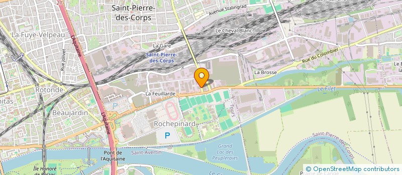 localisation de l'entreprise ROAST IN TOURS  SAINT-PIERRE-DES-CORPS