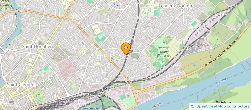localisation de l'entreprise ROATA à NANTES