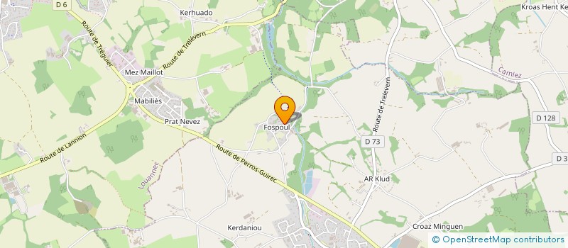 localisation de l'entreprise ROAZ à KERMARIA-SULARD