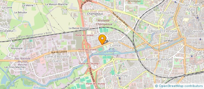 localisation de l'entreprise ROAZ'AVOCAT  RENNES