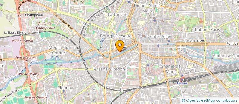 localisation de l'entreprise ROAZHON CORE  RENNES