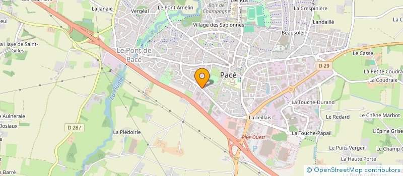 localisation de l'entreprise ROAZHON FITNESS à PACE