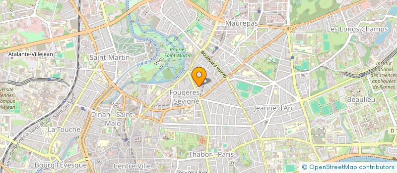 localisation de l'entreprise ROAZHON FUSION à RENNES