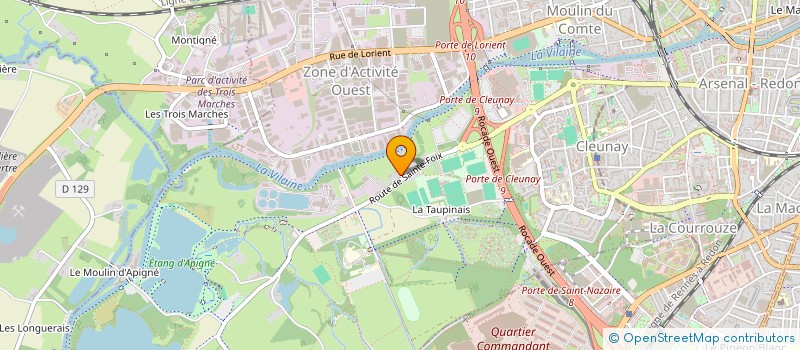 localisation de l'entreprise ROAZHON KASTELL  RENNES