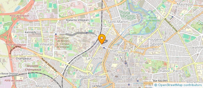 localisation de l'entreprise ROAZHON RENOV à RENNES