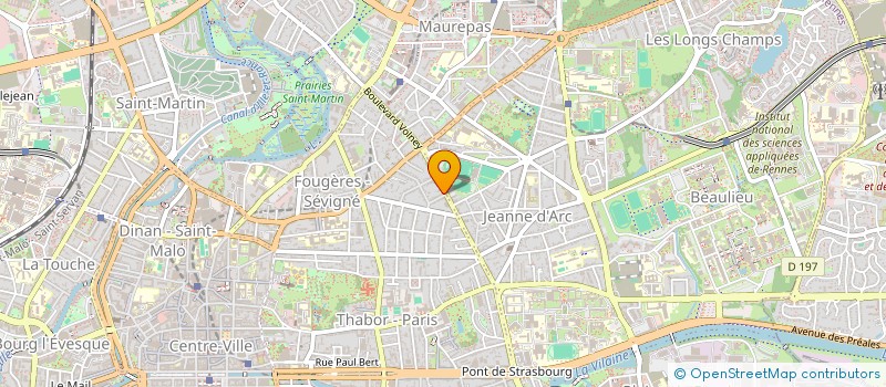 localisation de l'entreprise ROAZHON WARRIOR TEAM  RENNES