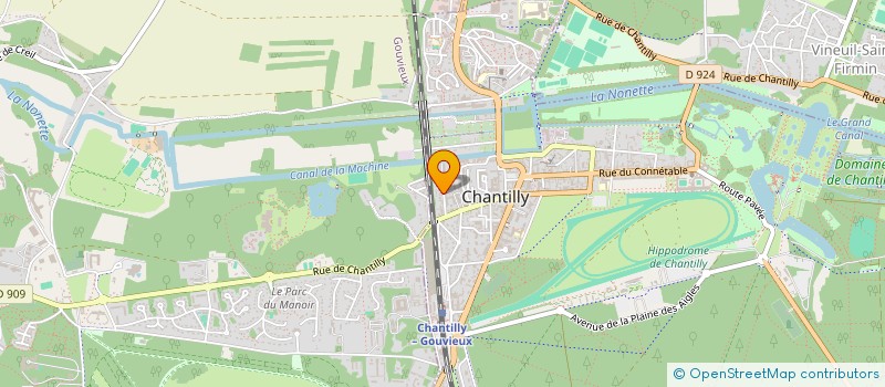 localisation de l'entreprise ROB AND CO  CHANTILLY