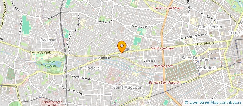 localisation de l'entreprise ROB-IMMO  BORDEAUX