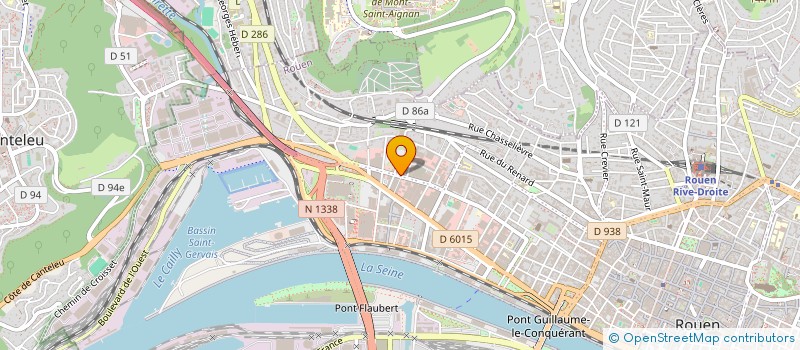 localisation de l'entreprise ROBAC & MALLET  ROUEN