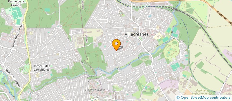 localisation de l'entreprise ROBADI  VILLECRESNES